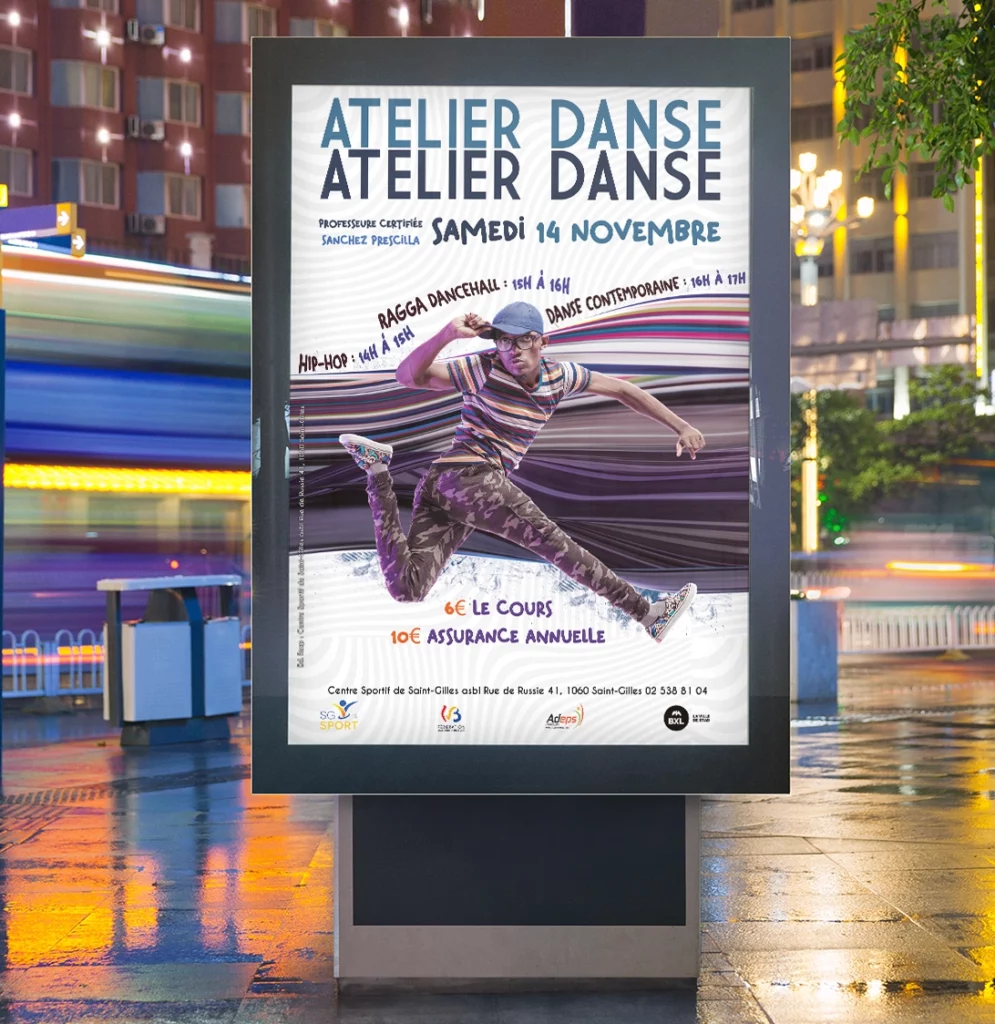 Affiche atelier danse jordan amegassivi