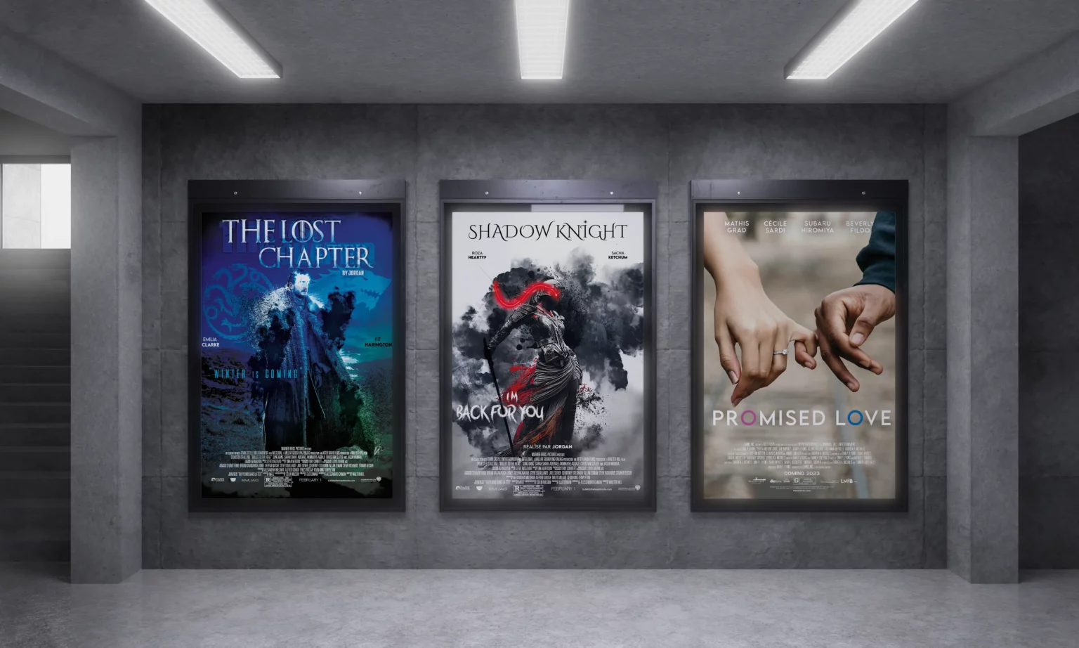 Affiche cinema montage photoshop JAMG