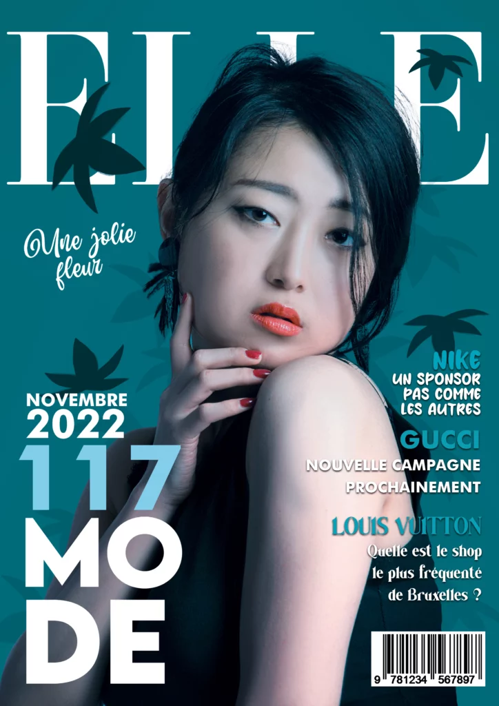 Couverture magazine elle Jordan amegassivi