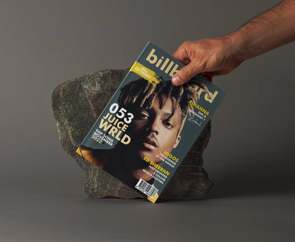 Couverture magazine billboard juice world - Jordan amegassivi