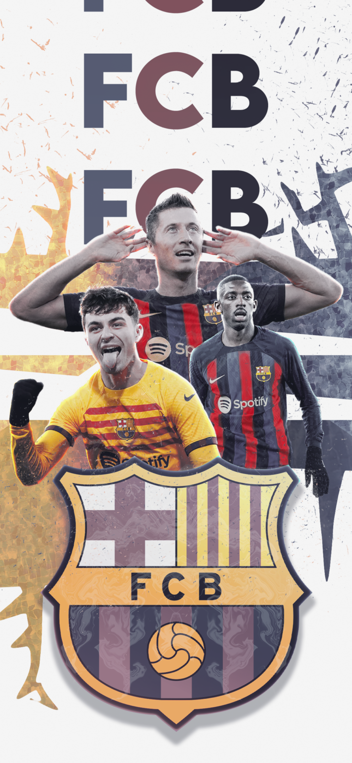 Wallpaper background FC Barcelona phone HD